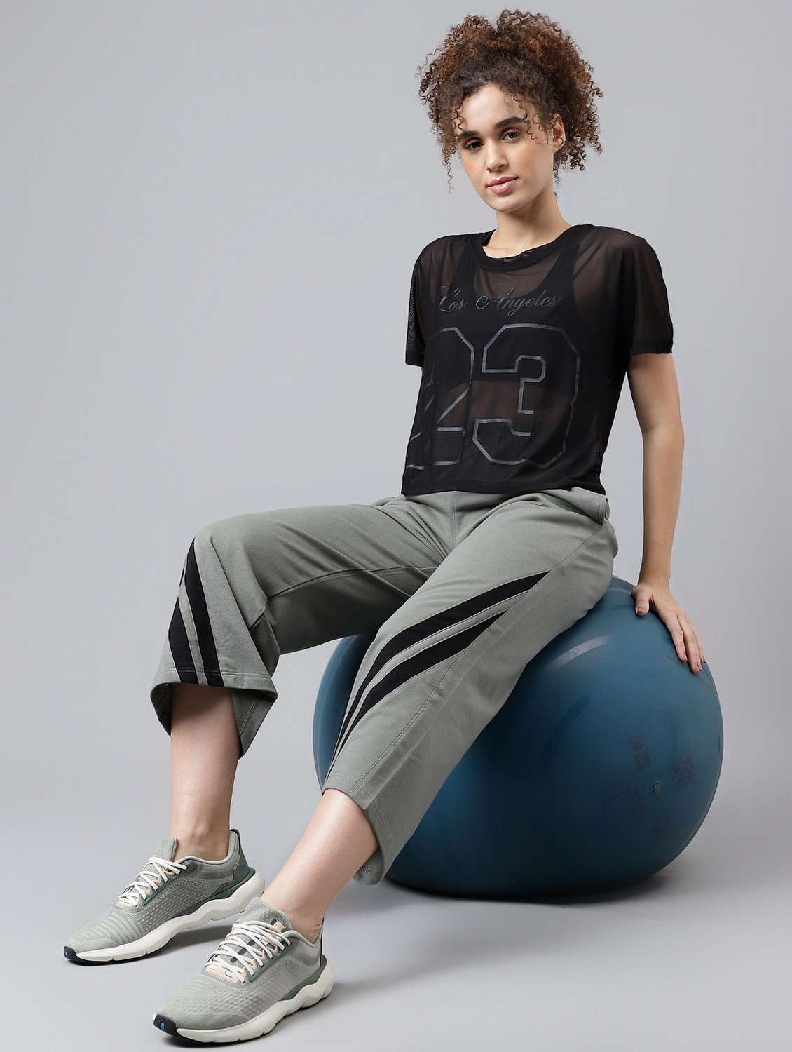 women typographic printed mesh sports t-shirt - 21763387 -  Standard Image - 4