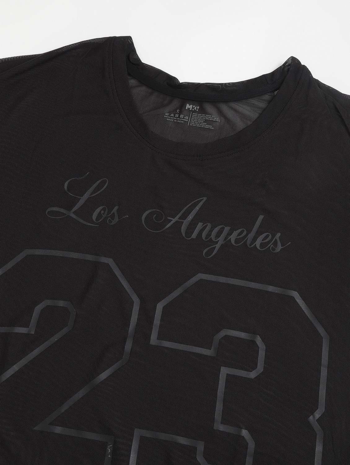 women typographic printed mesh sports t-shirt - 21763387 -  Standard Image - 6