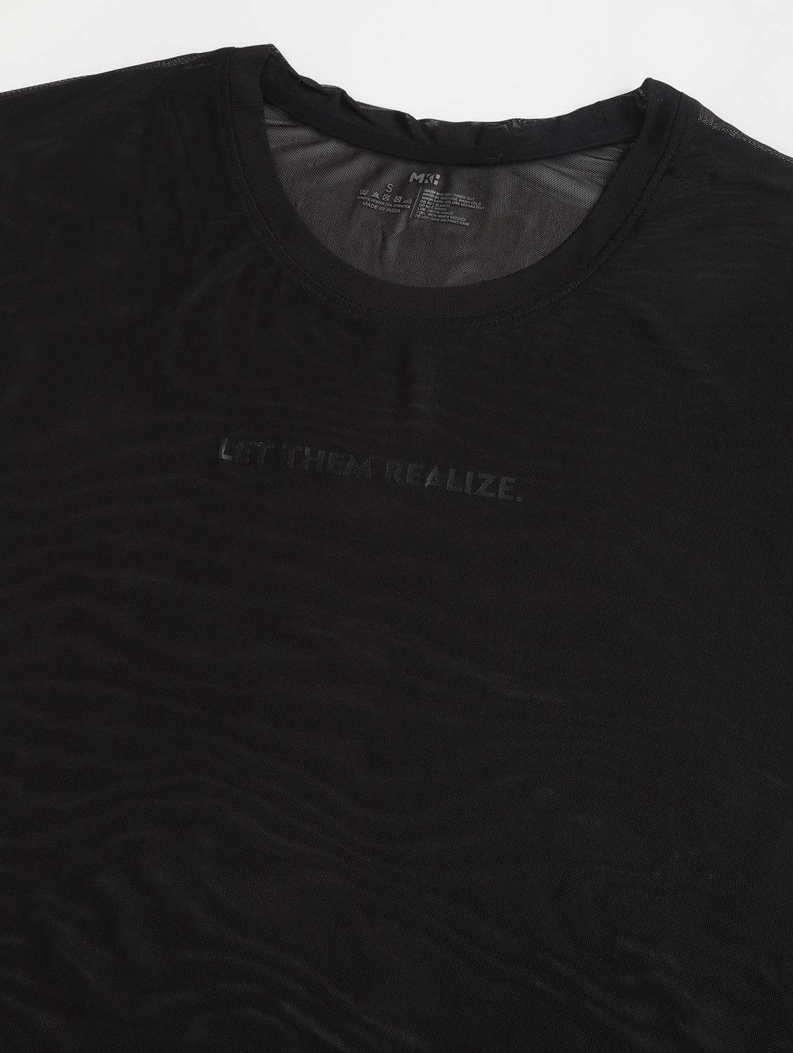 women typographic printed mesh sports t-shirt - 21763388 - Standard Image - 6