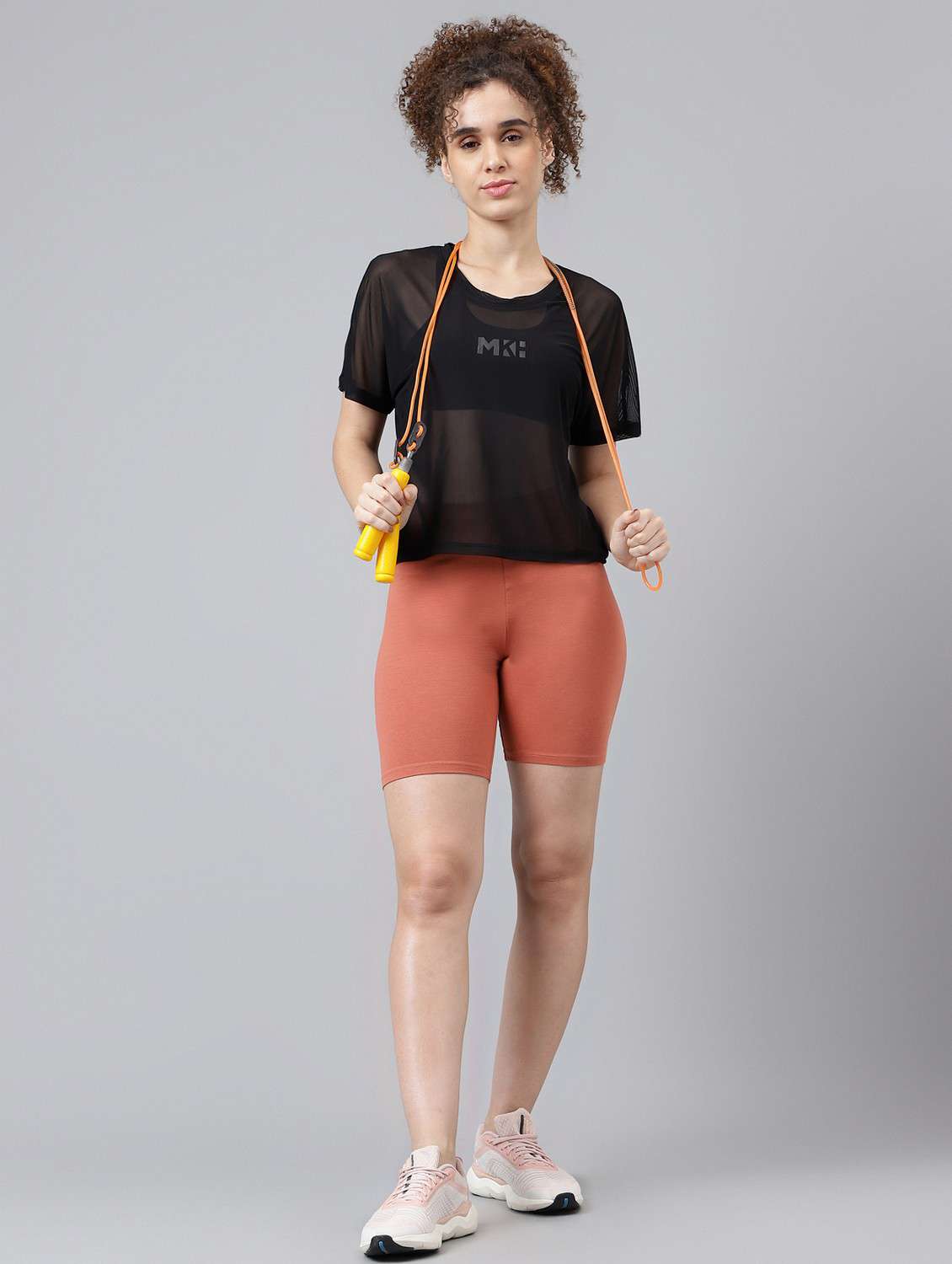 women black typographic round neck sport t-shirt - 21763390 - Standard Image - 4