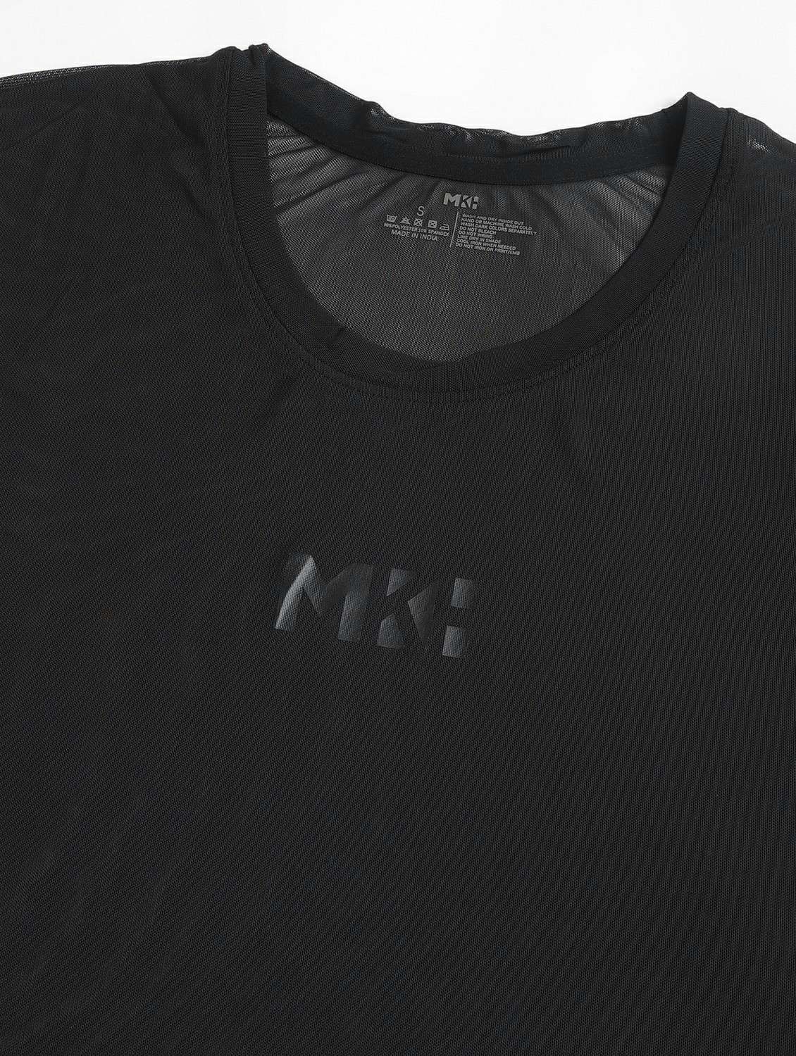 women black typographic round neck sport t-shirt - 21763390 - Standard Image - 6