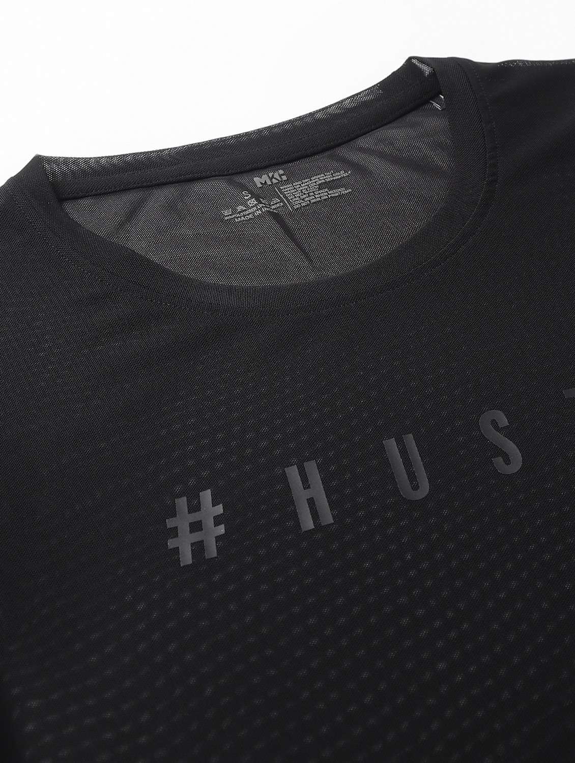 women black typographic round neck sport t-shirt - 21763397 -  Standard Image - 6