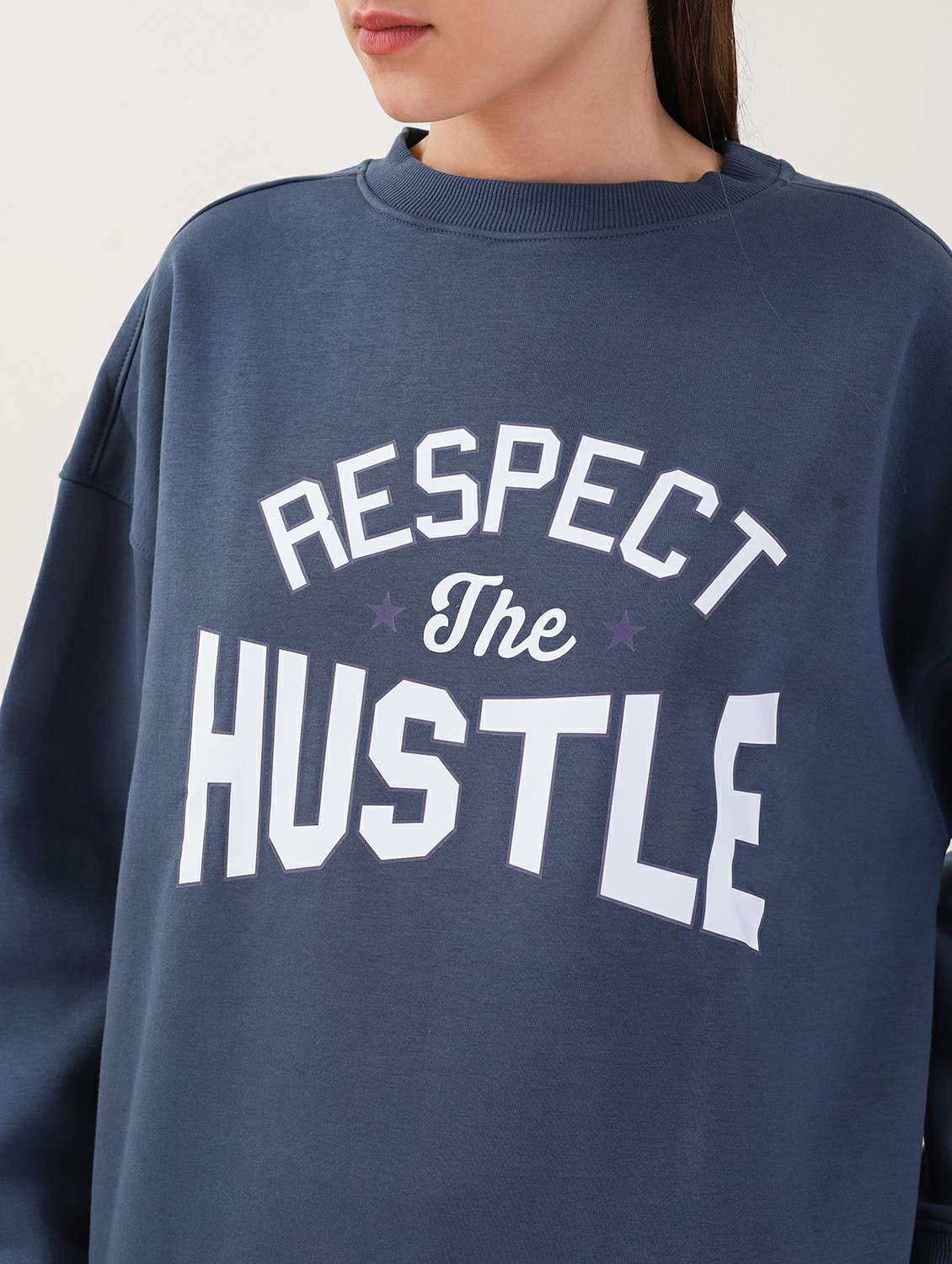 women long sleeve oversized sweatshirt - 21764139 -  Standard Image - 4