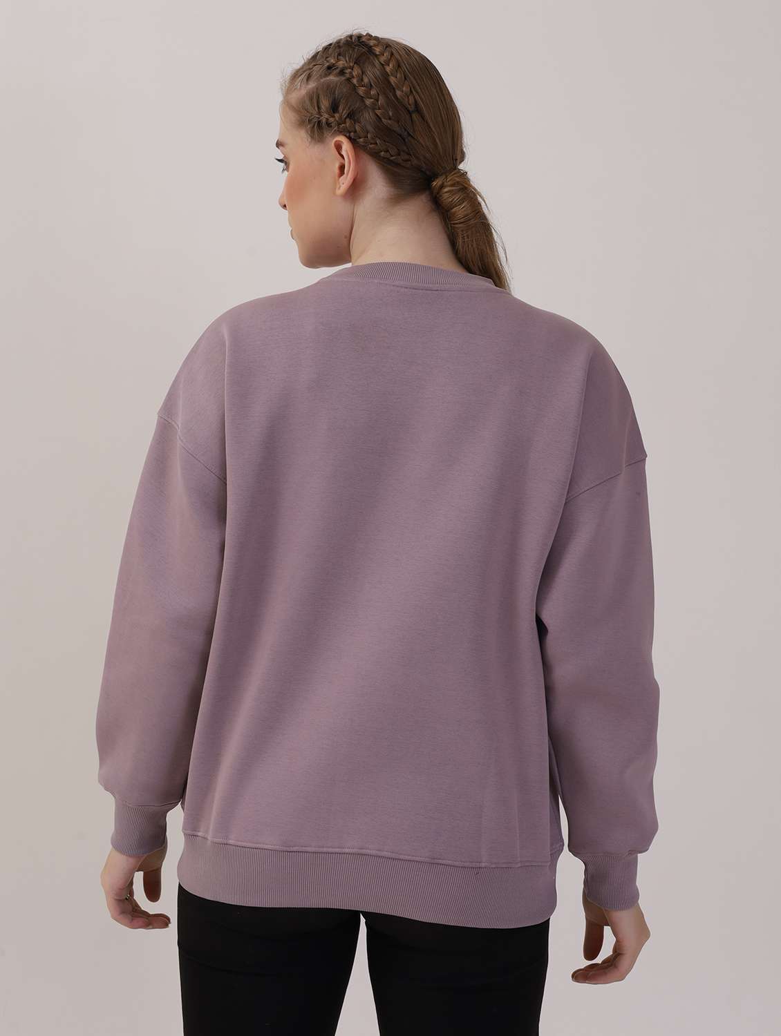 women long sleeve oversized sweatshirt - 21764143 -  Standard Image - 1