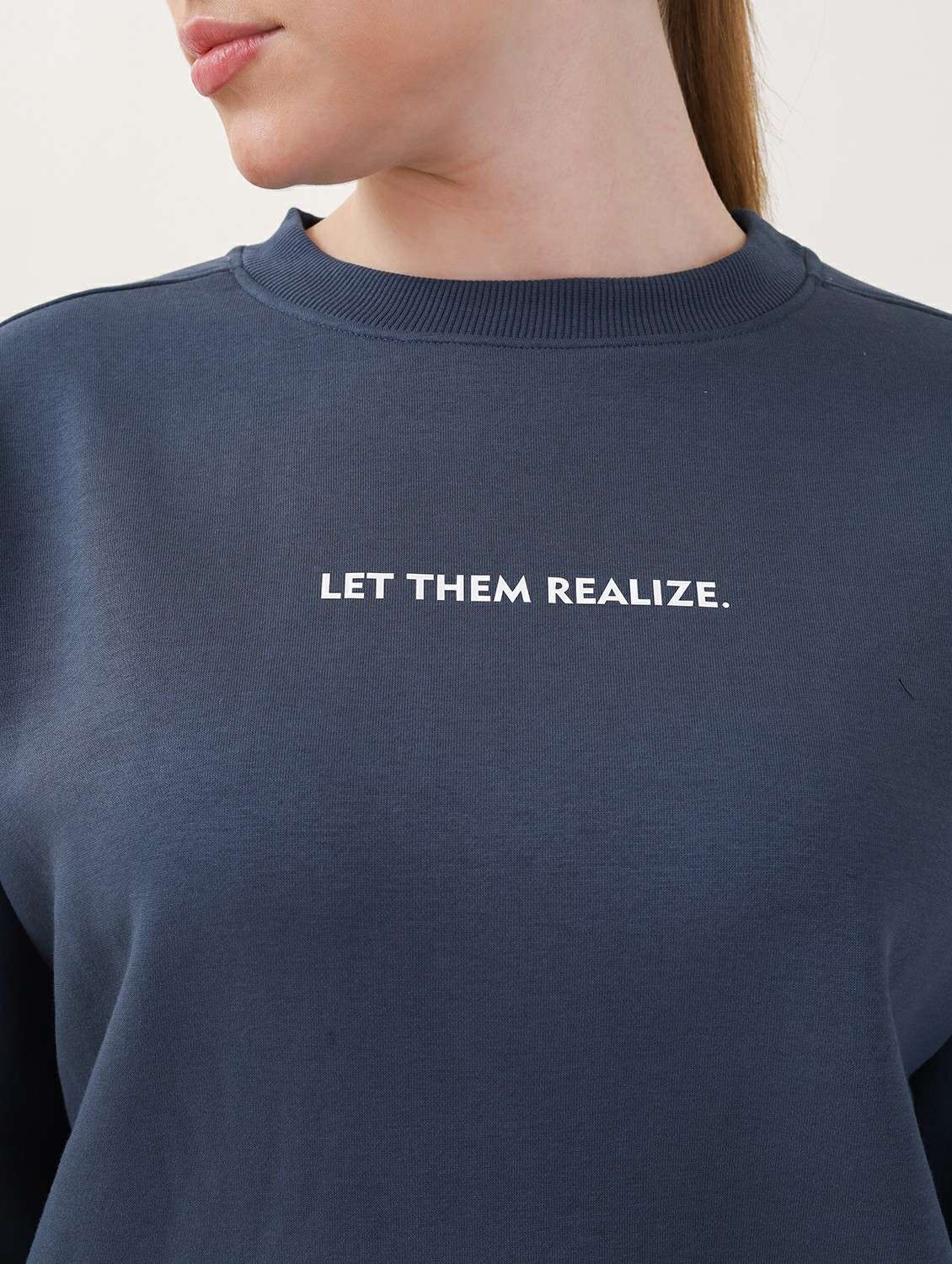 women long sleeve oversized sweatshirt - 21764144 -  Standard Image - 4