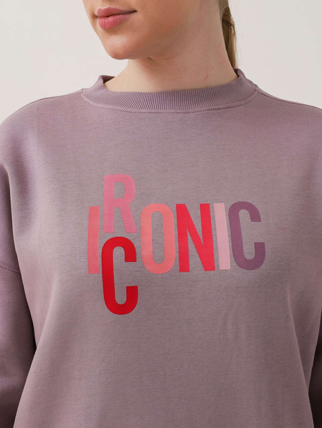 women long sleeve oversized sweatshirt - 21764148 -  Standard Image - 4