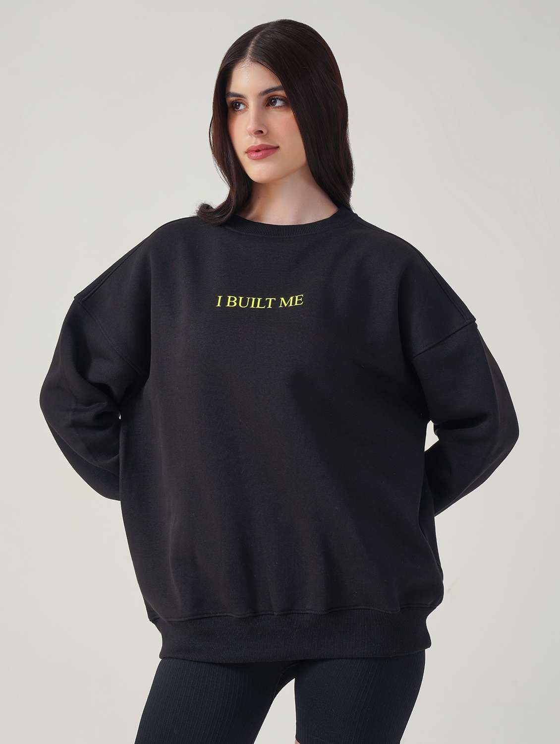 women long sleeve oversized sweatshirt