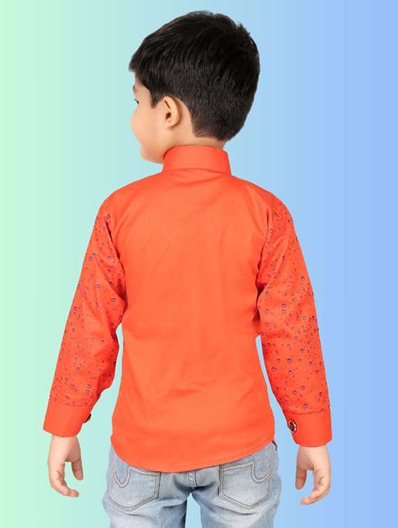 boys printed long sleeve regular fit shirt - 21764168 -  Standard Image - 1