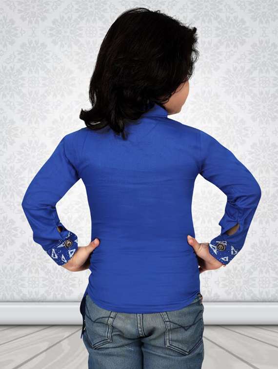 boys printed long sleeves shirt - 21764178 -  Standard Image - 1