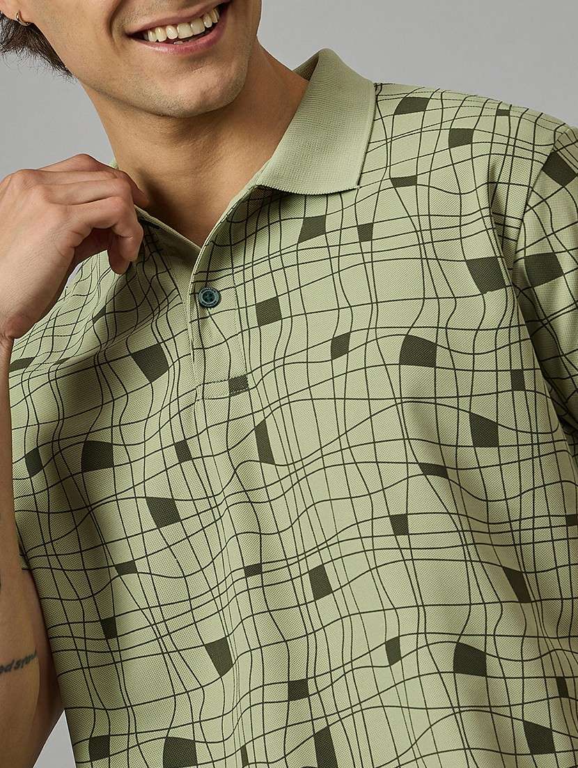 men pack of 2 printed regular fit polo t-shirt - 21764188 -  Standard Image - 4