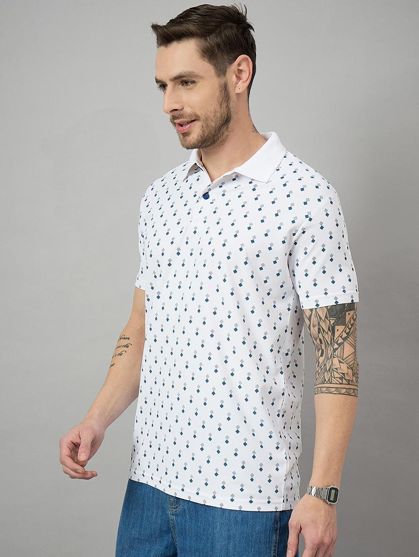 men pack of 2 printed regular fit polo t-shirt - 21764189 - Standard Image - 1