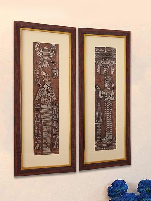 egyptian king pharaoh wall painting - 21764215 - Standard Image - 0