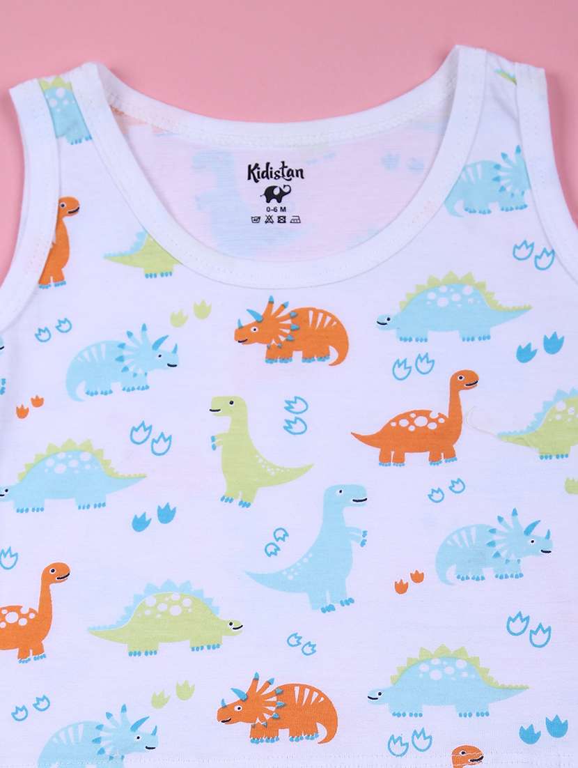 kids pack of 2 printed t-shirt and short set - 21764400 - Standard Image - 4