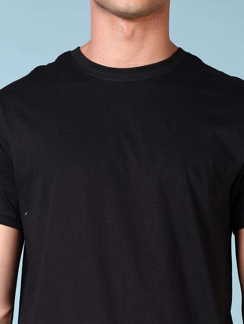men solid short sleeves regular fit t-shirt - 21764648 -  Standard Image - 4