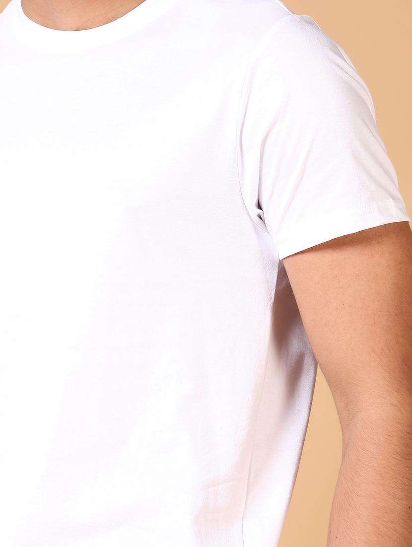 men solid short sleeves regular fit t-shirt - 21764649 -  Standard Image - 4