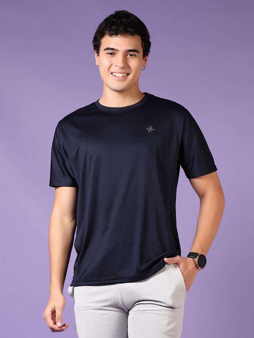 men solid short sleeves regular fit t-shirt - 21764660 -  Standard Image - 1