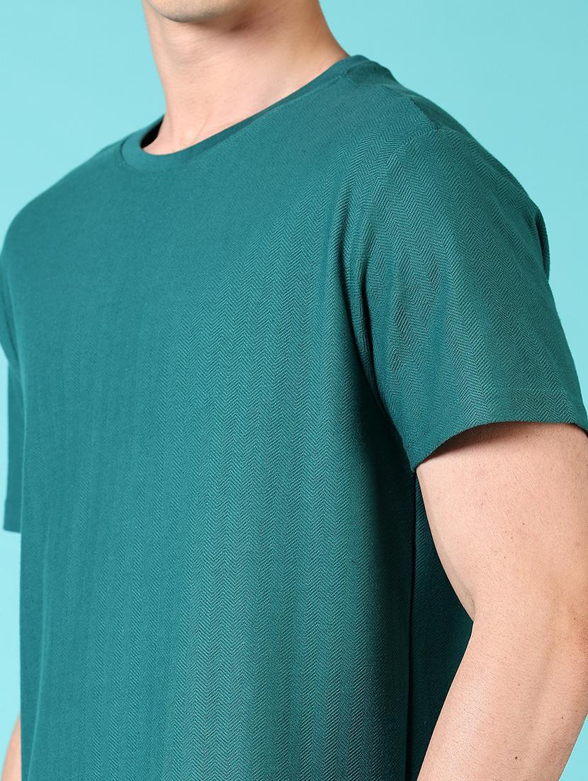 men solid short sleeves regular fit t-shirt - 21764673 - Standard Image - 4