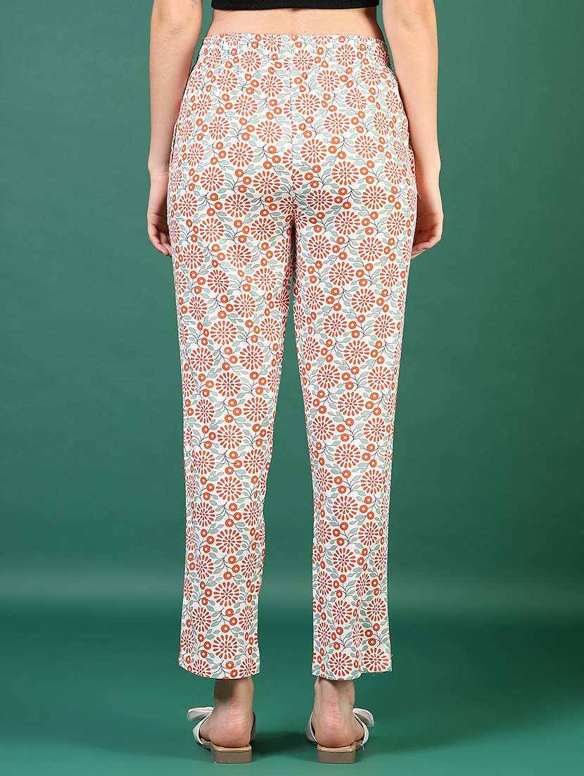 women printed low rise loungewear pajamas - 21764688 -  Standard Image - 4