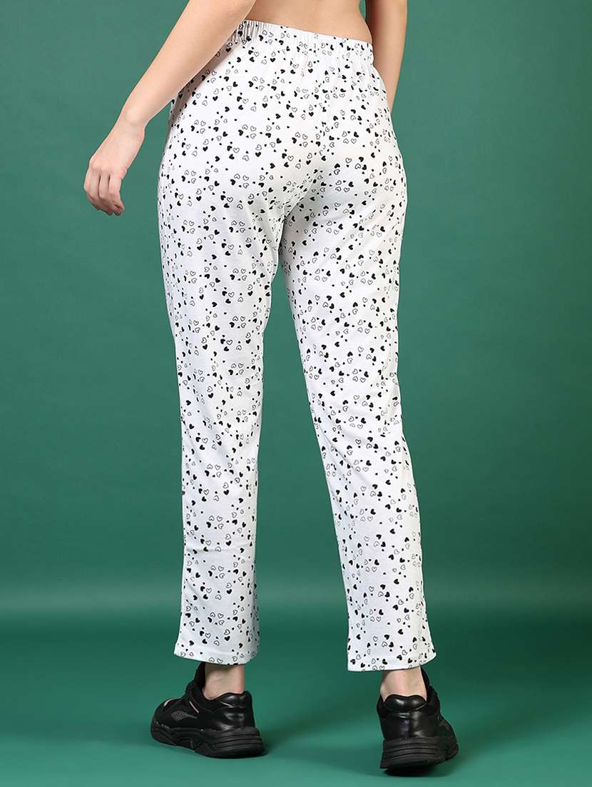 women printed low rise loungewear pajamas - 21764767 -  Standard Image - 4