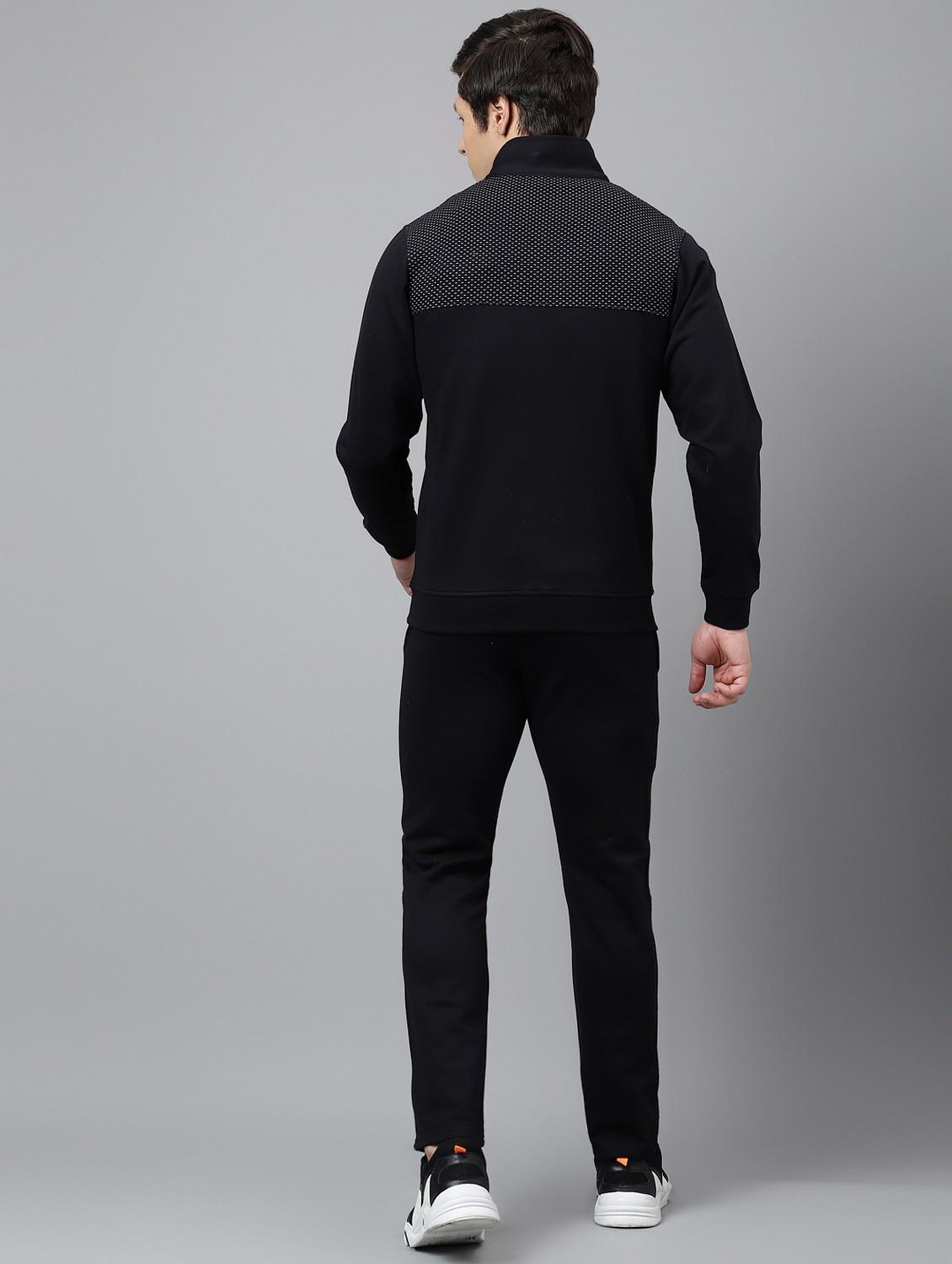 black cotton track suit - 21765001 - Standard Image - 4