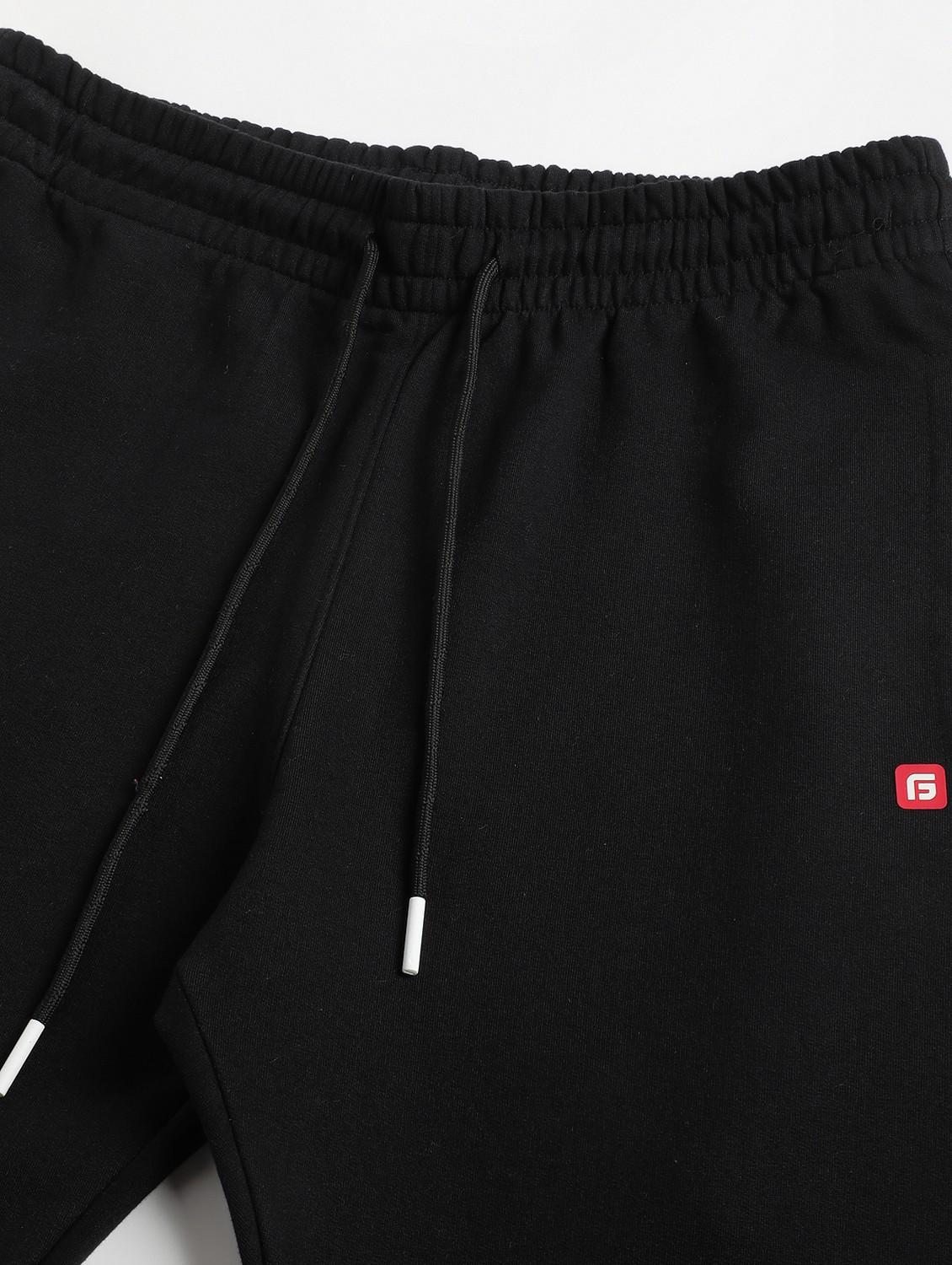 black cotton track suit - 21765001 - Standard Image - 9