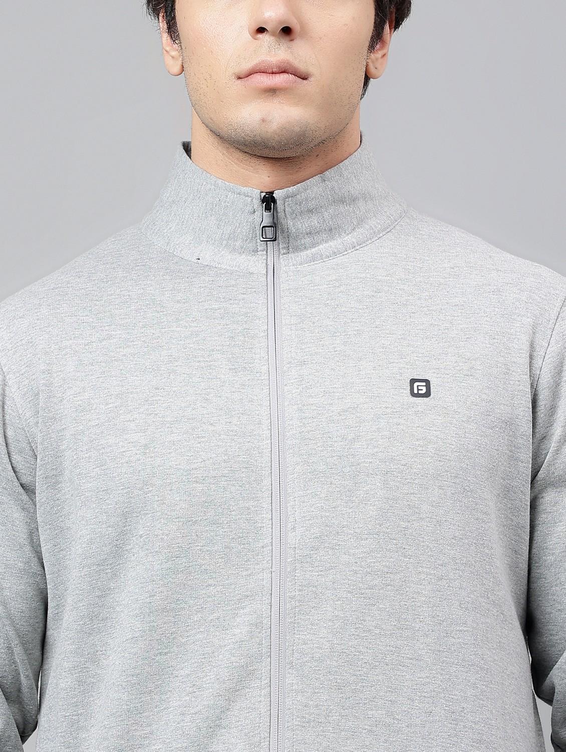 men tapered stand collar full length track suit - 21765016 - Standard Image - 6
