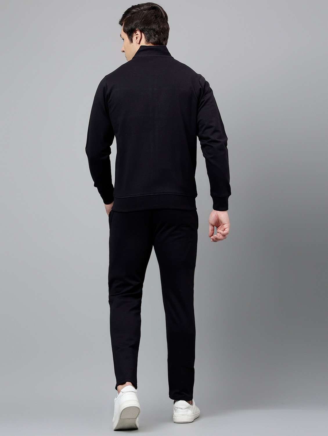 men color blocked full length track suit - 21765017 - Standard Image - 4