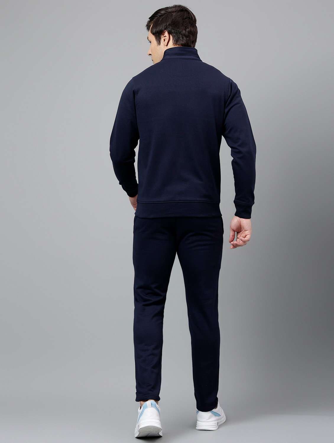men color blocked full length track suit - 21765018 - Standard Image - 4