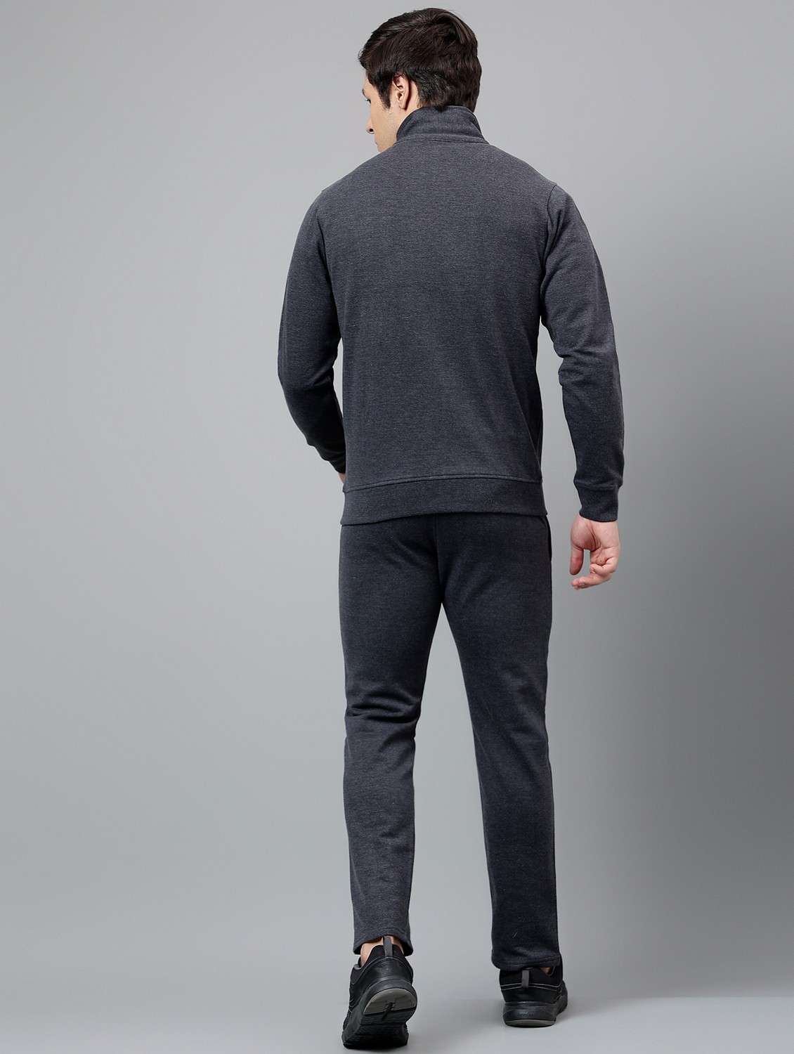 men color blocked full length track suit - 21765019 - Standard Image - 4