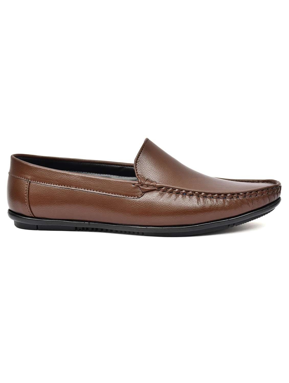 men brown slip on loafer - 21765111 -  Standard Image - 1