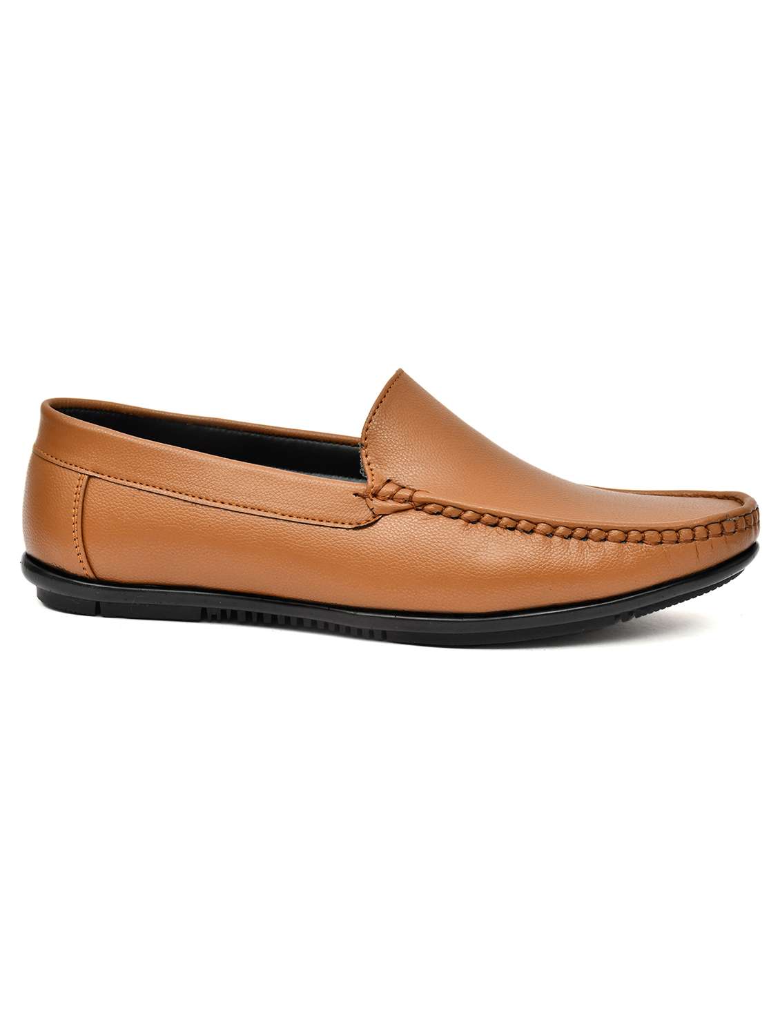 men tan slip on loafer - 21765112 -  Standard Image - 1