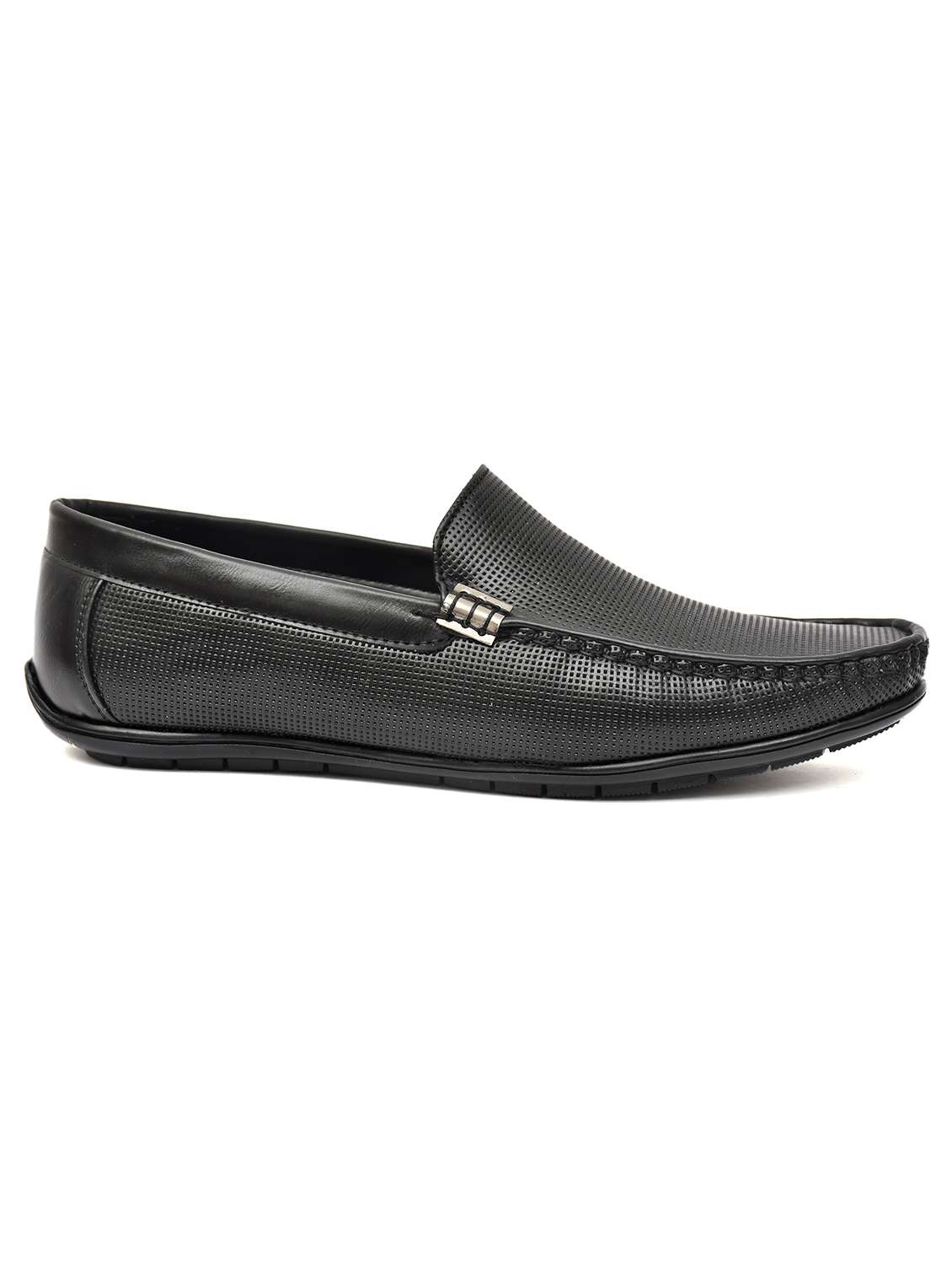 men black slip on loafer - 21765119 -  Standard Image - 1