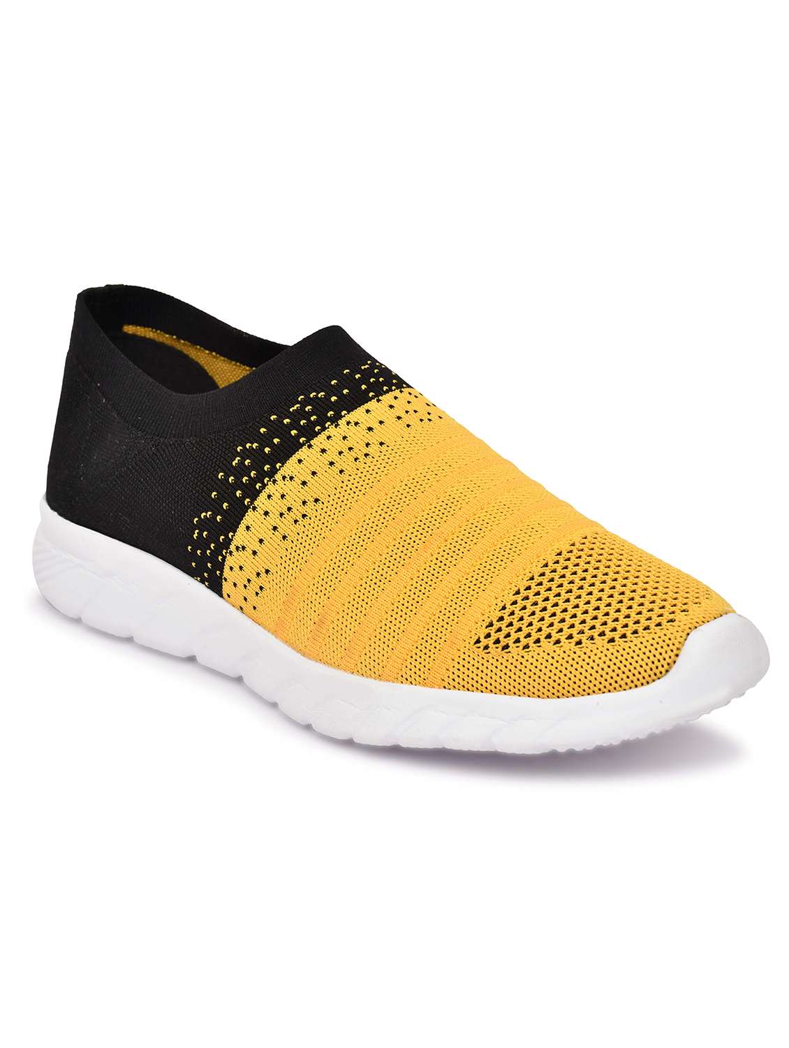 men yellow slip on sport shoe - 21765182 -  Standard Image - 1