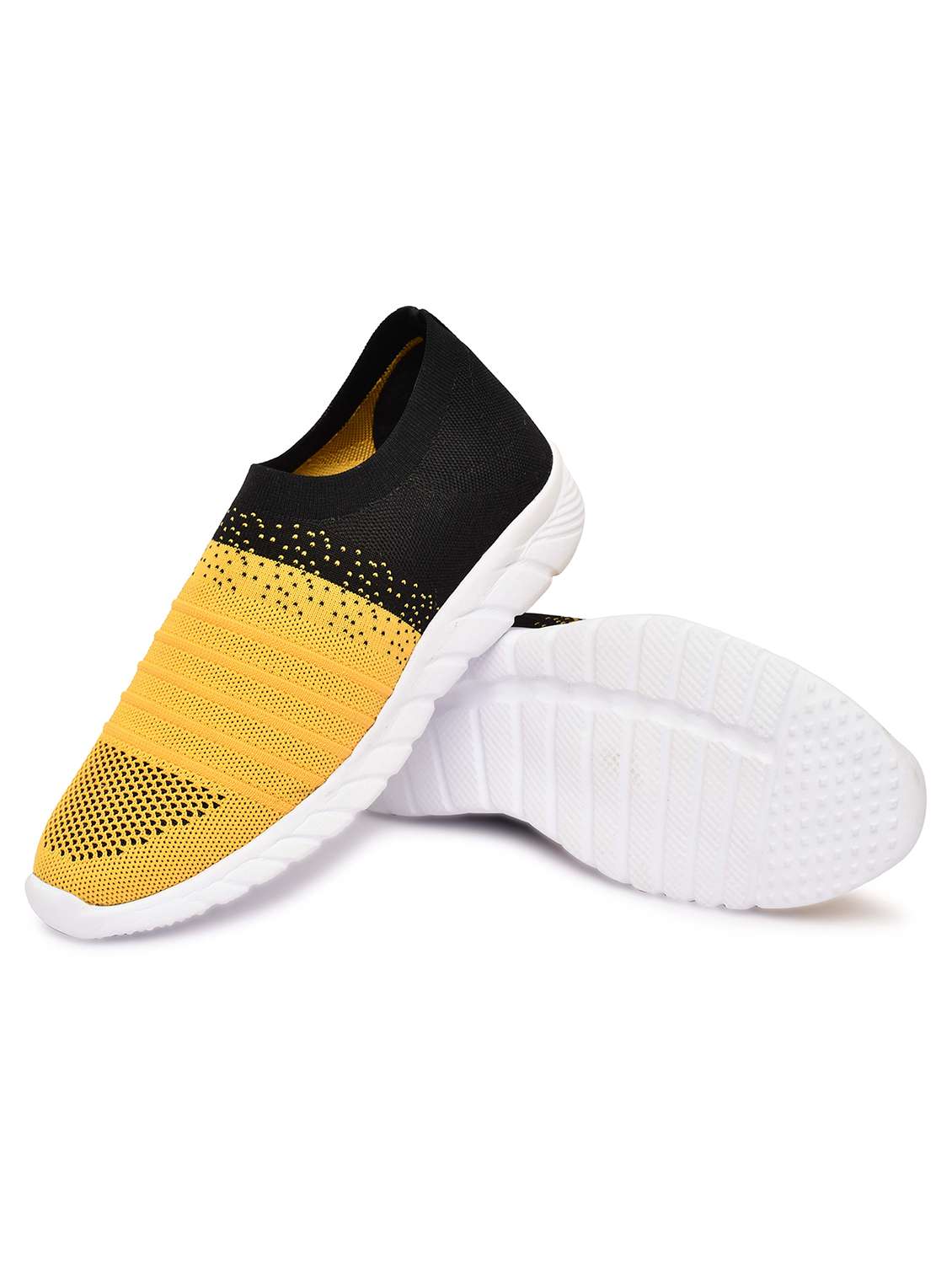 men yellow slip on sport shoe - 21765182 -  Standard Image - 4