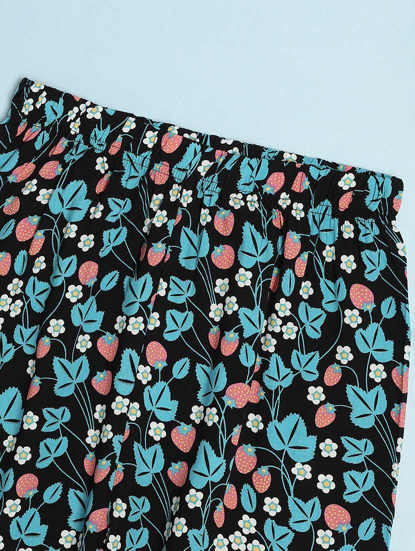 girls printed mid rise pyjama - 21765363 -  Standard Image - 1