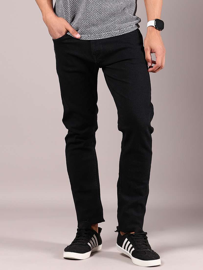 men solid mid rise slim fit jean - 21765393 - Zoom Image - 0