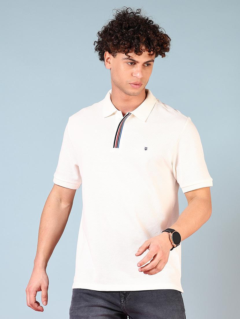 men solid short sleeve regular fit polo t-shirt - 21765612 - Standard Image - 1