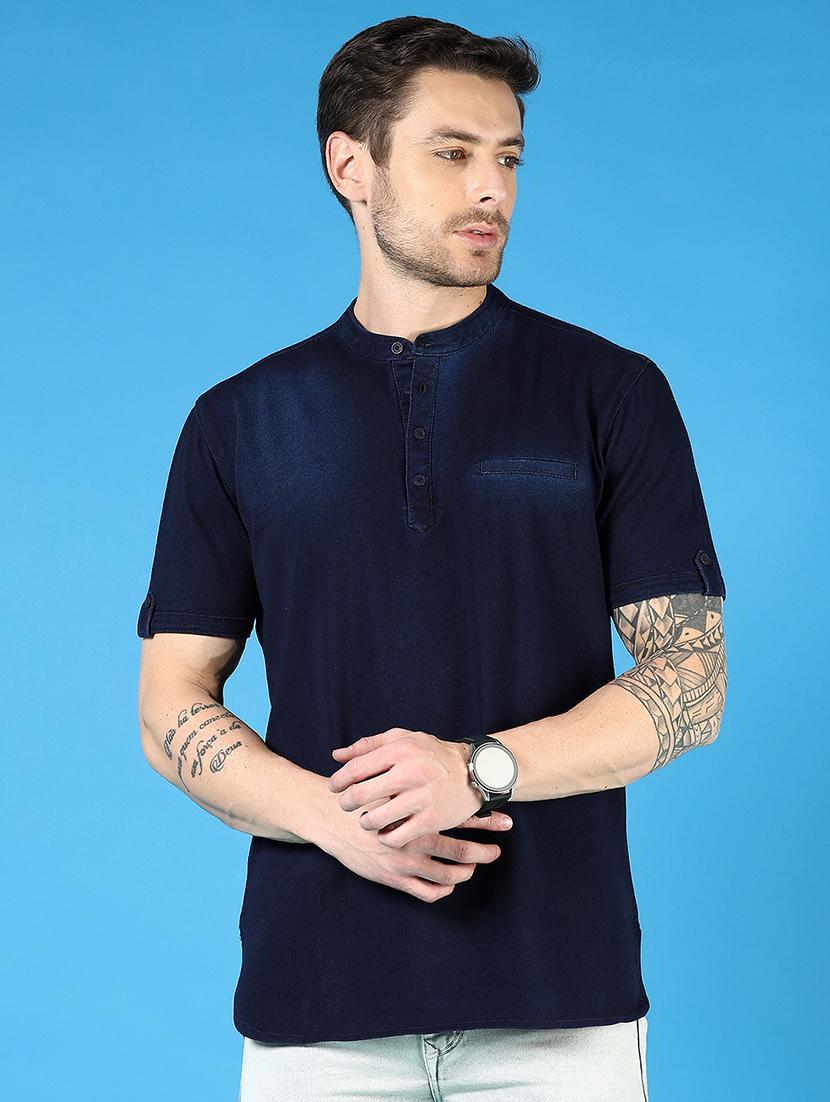 men solid short sleeve regular fit shirt - 21765629 - Standard Image - 1