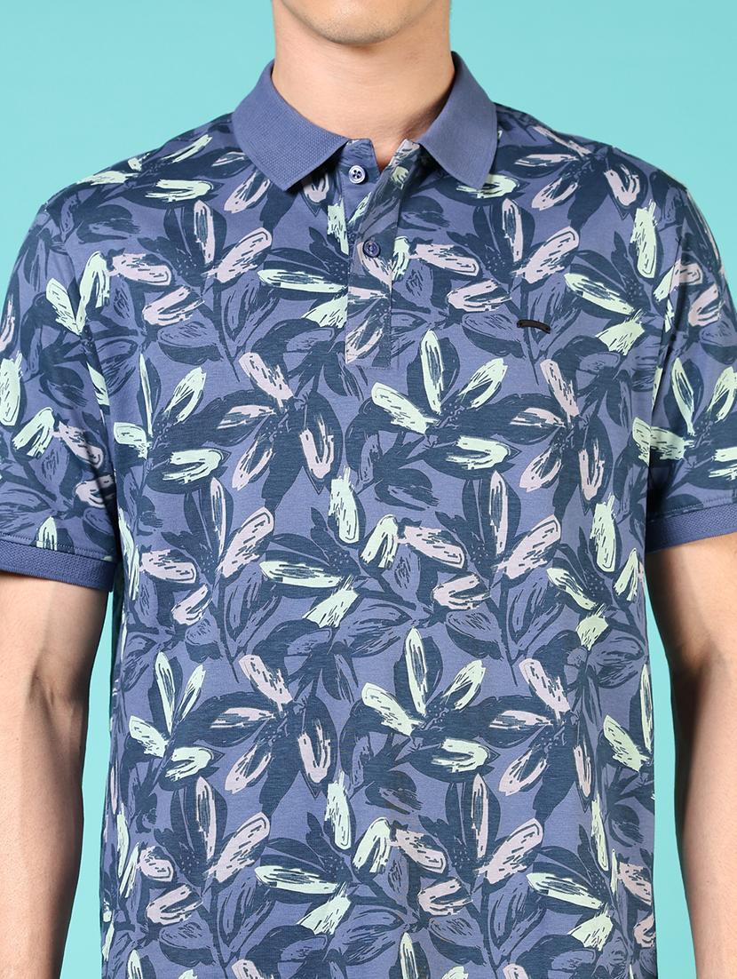 men printed short sleeve regular fit polo t-shirt - 21765646 - Standard Image - 4