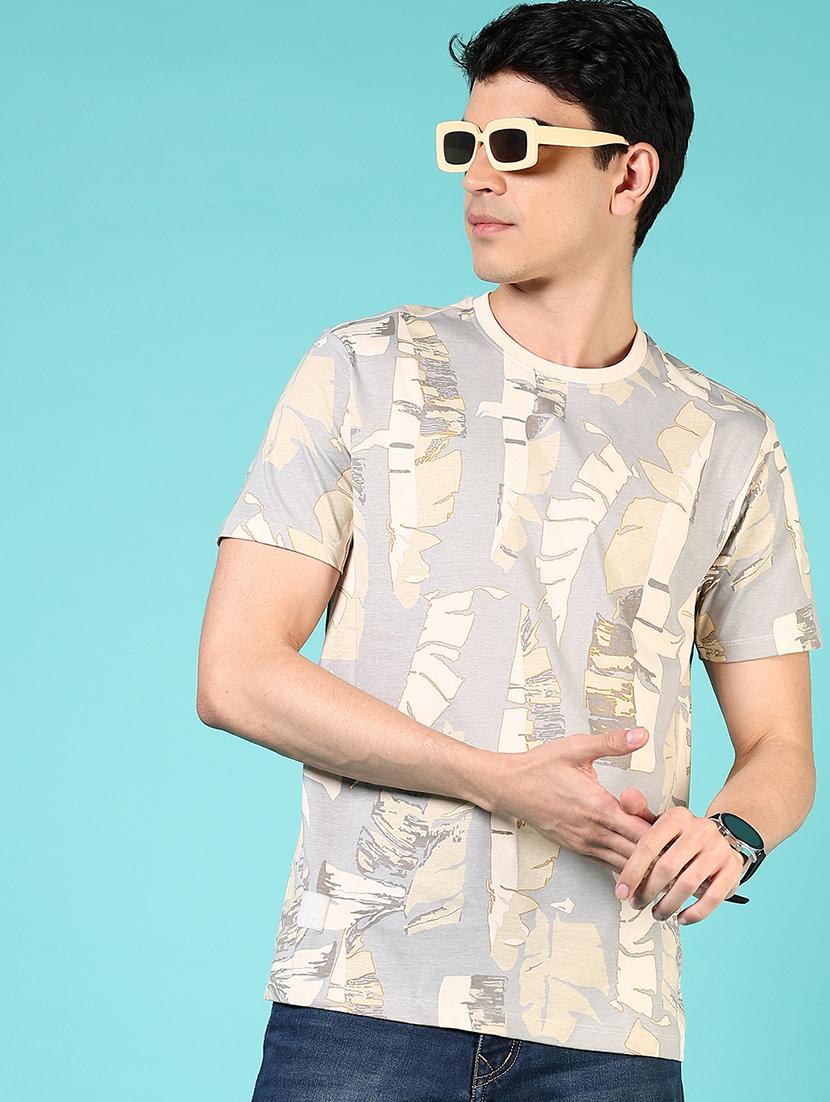 men round neck printed t-shirt - 21765648 -  Standard Image - 1