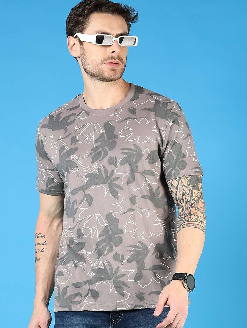 men short sleeves printed t-shirt - 21765656 -  Standard Image - 1