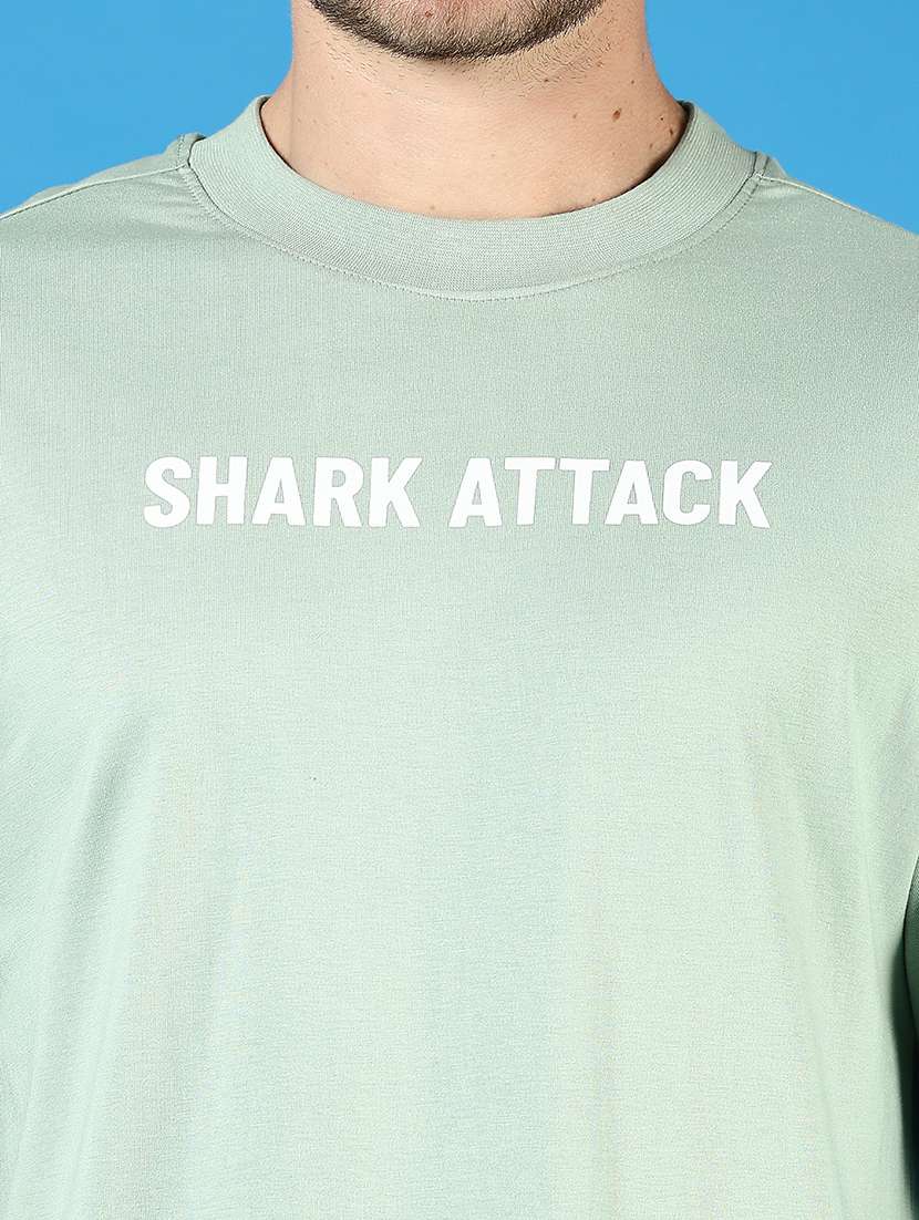 men short sleeves front & back print t-shirt - 21765660 - Standard Image - 4