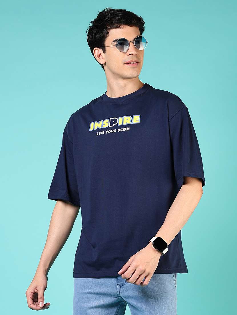 men short sleeves front & back print t-shirt - 21765663 -  Standard Image - 1