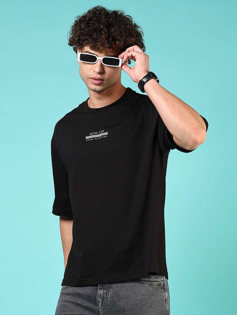 men short sleeves front & back print t-shirt - 21765664 -  Standard Image - 1