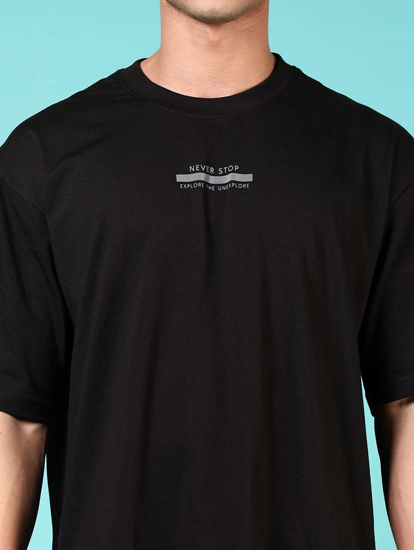 men short sleeves front & back print t-shirt - 21765664 -  Standard Image - 4