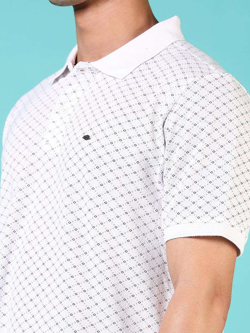 men printed short sleeve regular fit polo t-shirt - 21765674 - Standard Image - 4