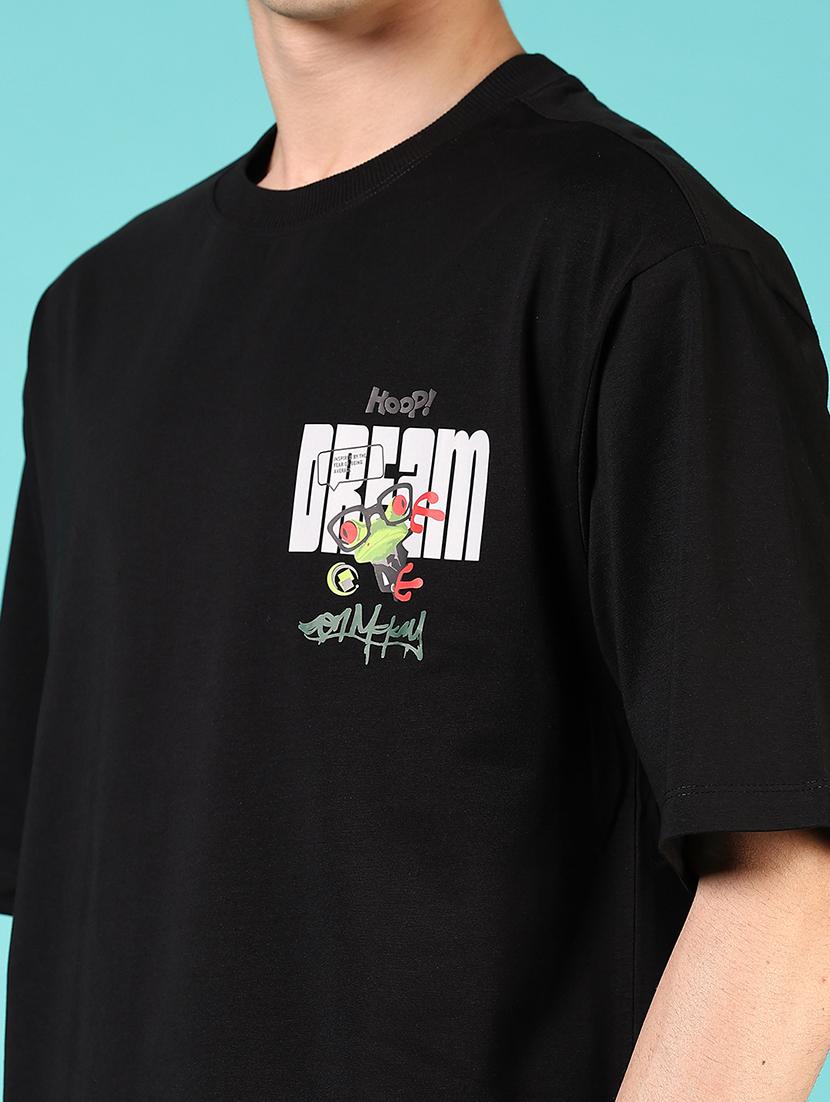 men round neck front & back print t-shirt - 21765676 - Standard Image - 4