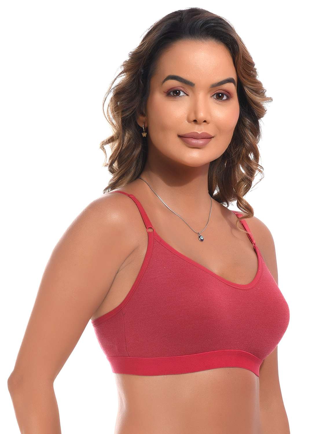 women solid non padded sports bra - 21765679 -  Standard Image - 1