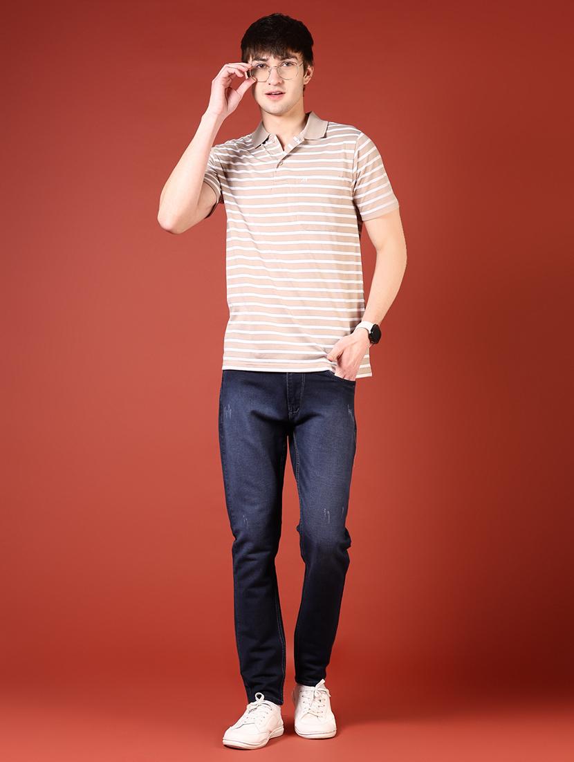 men solid mid rise slim fit jean - 21765757 - Standard Image - 4