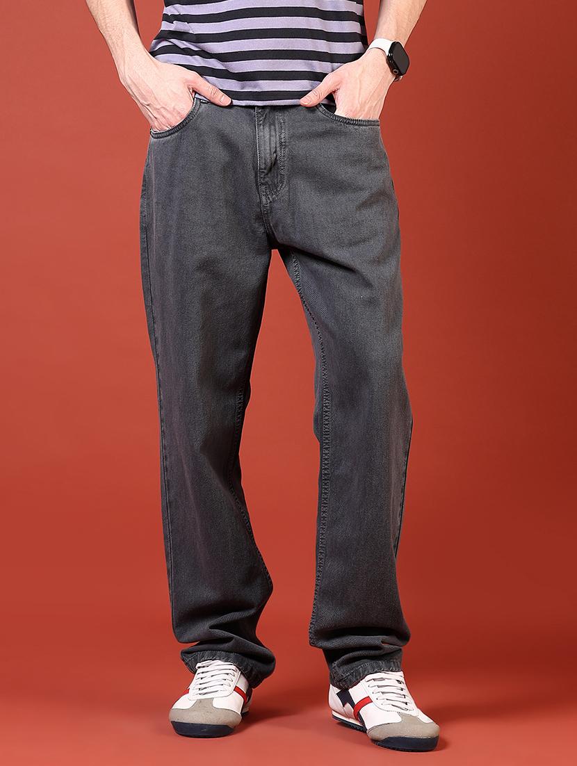 men solid mid rise relaxed fit jean - 21765758 - Standard Image - 1